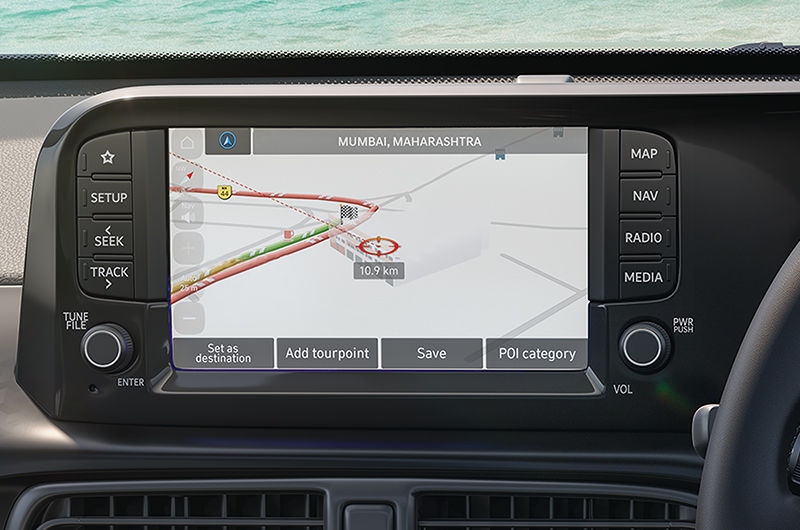 Onboard navigation in infotainment